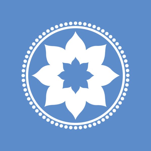 Club Pilates logo in white on a blue background