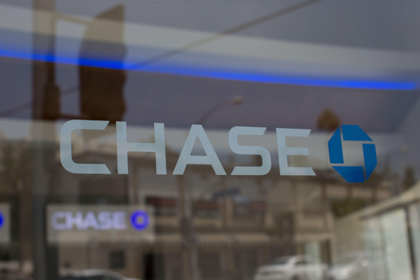 photo of Chase bank window